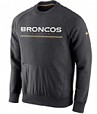 Men's Denver Broncos Nike Championship Drive Gold Collection Hybrid Fleece Performance Sweatshirt Charcoal FengYun,baseball caps,new era cap wholesale,wholesale hats